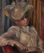 Pierre Auguste Renoir Woman with a Hat oil painting